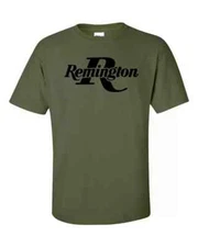 Remington Black Logo T-Shirt 2nd Amendment Pro Gun Brand Tee Rifle Shotgun New