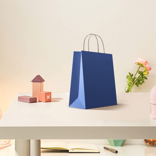 30 pcs BULK Kraft Paper Bags Brown Gift Shopping Carry Craft Retail Bag Reusable - Picture 34 of 109