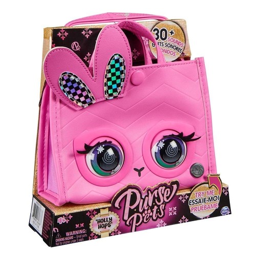 Tiktok Purse Pets Interactive Handbag Pink Bunny 30+ Sounds ! 778988460863 eBay