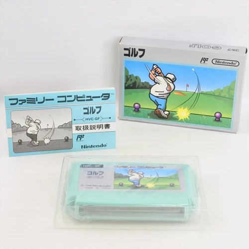 GOLF Silver Box FF Late Ver. Famicom Nintendo 2269 fc