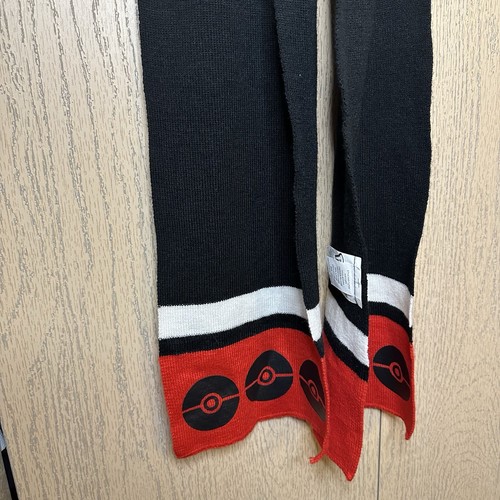 Pokemon Kids Scarf Red Black And White 52” - Picture 4 of 7