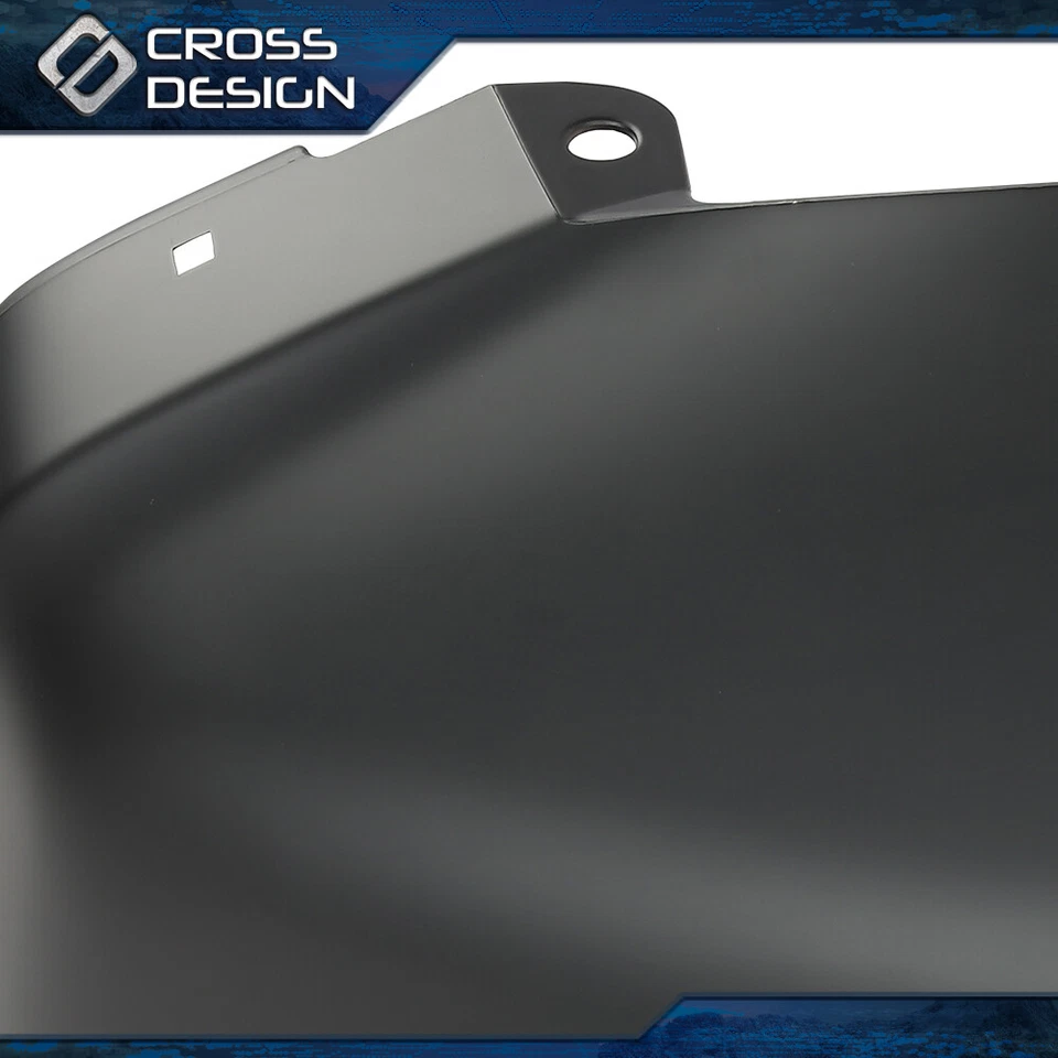 Tampa de extremidade de para-choque dianteiro esquerdo+direito plástico preta compatível com Toyota Tundra 2014-2021 - Imagem 3 de 4