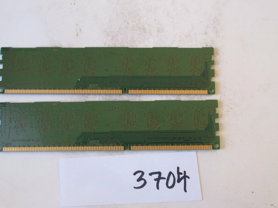Micron 2x2Gb=4Gb PC3-10600 1333Mhz DDR3 Desktop Memory RAM (3704) - Image 2 of 2
