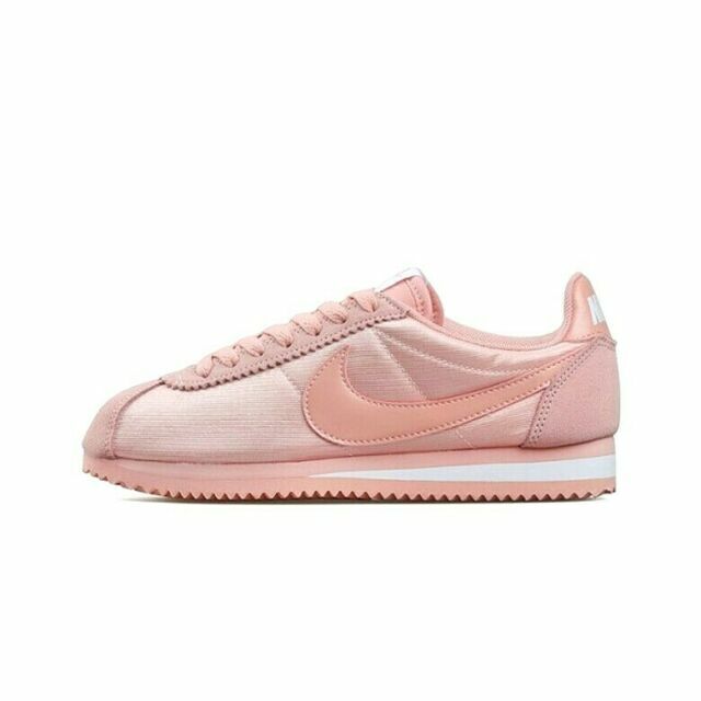nike cortez pink nylon