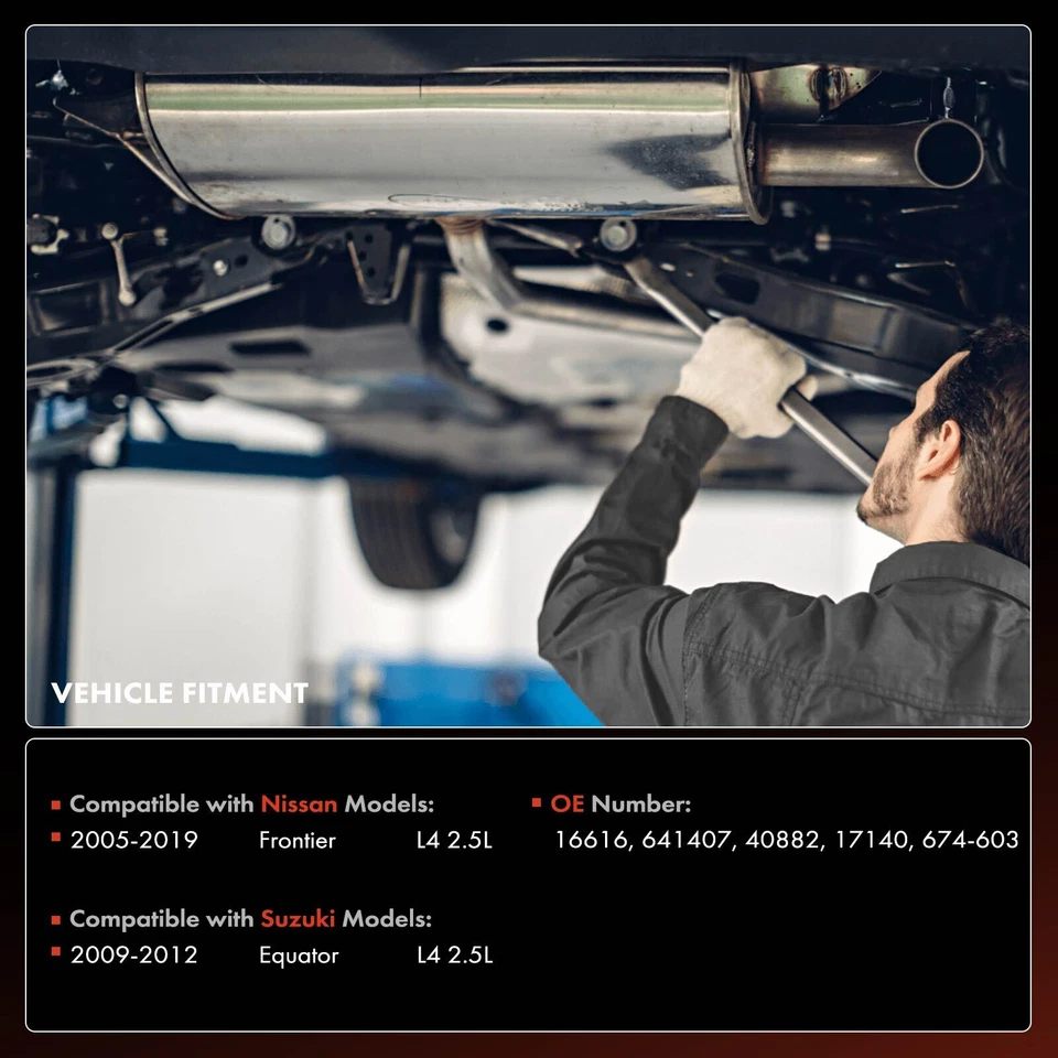 Front Catalytic Converter for Nissan Frontier 2005-2019 Suzuki Equator 2009-2012 - Image 2 of 4