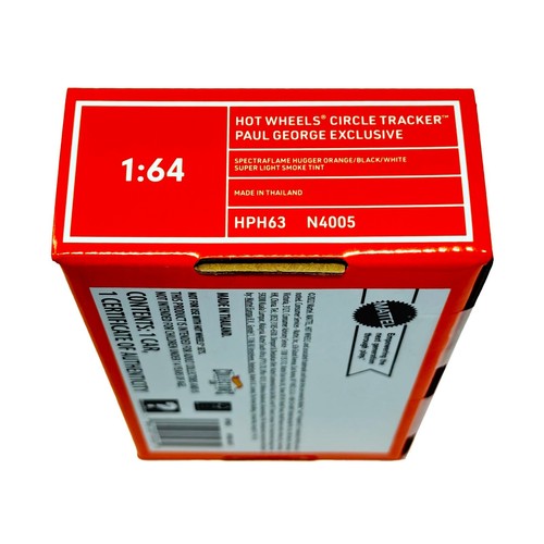 Paul George x Nike x Hot Wheels RLC 2023 exclusivo Circle Tracker diecast con certificado de autenticidad - Imagen 11 de 12