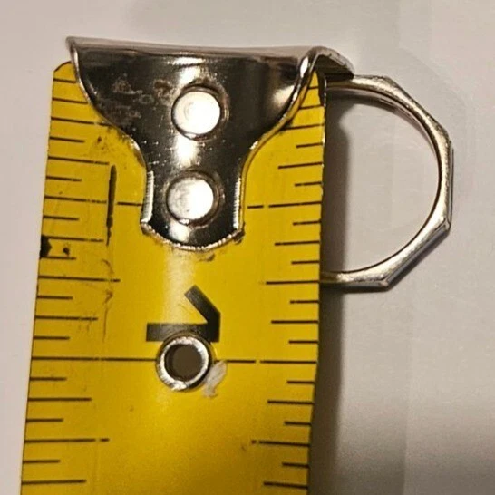 Anel de prata esterlina biqueira rosada com incrustação de esmalte azul octógono - Imagem 4 de 4