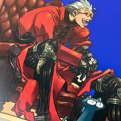 TRIGUN MAXIMUM 秘蔵ラフ集RED Shonengahosha Trigun Maximum Vash the Stampede Limited Bonus