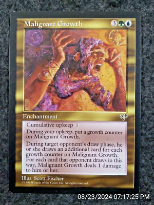 Malignant Growth Mirage NM NEVER PLAYED Rare MAGIC THE GATHERING CARD (DS3D1H5)