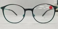 INFACE DANISH OPTICS IF8438-5221 DARK BRONZE METAL EYEGLASSES FRAME 48-18-135