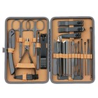 24Pcs Nail Toe Clippers Set Manicure Kit Cleaner Cuticle Grooming Set Stainless