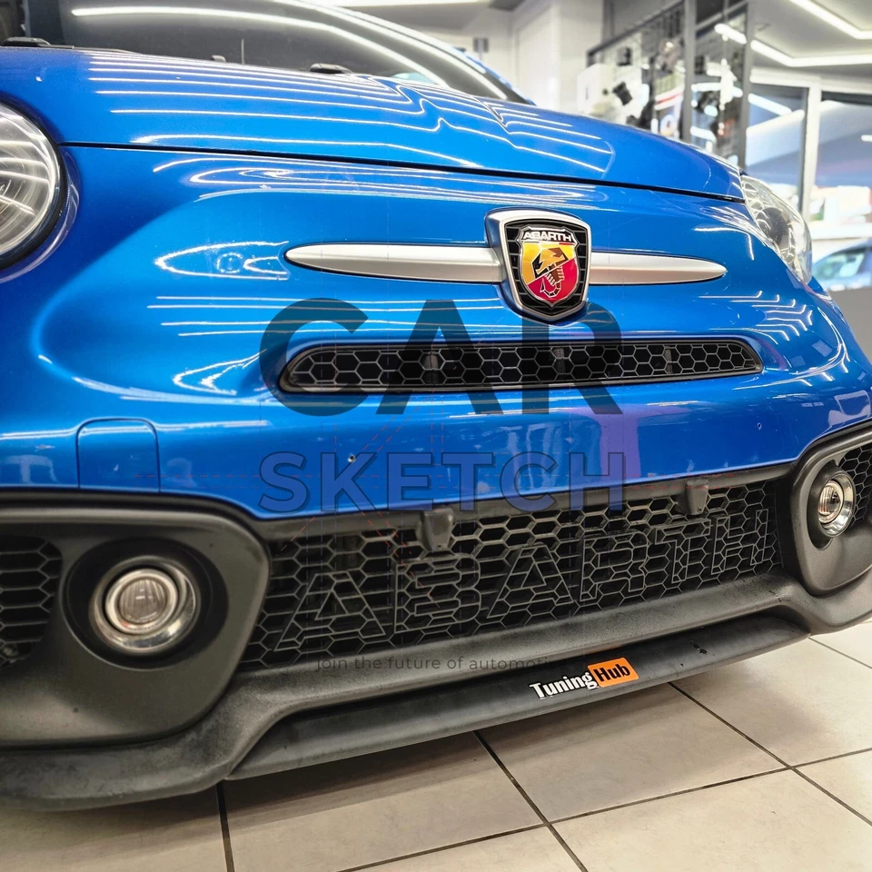 Inserções de favo de mel para grelha frontal Abarth 595/695 - Imagem 4 de 4