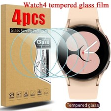4X 9H Tempered Glass Screen Protector for Samsung Galaxy Watch 4 40mm HD Film