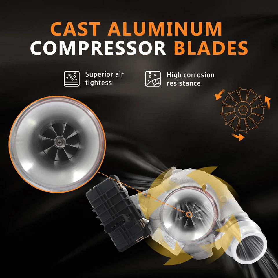 Turbolader für BMW 1er F20 F21 3er F30 F31 5er F10 F11 X3 F25 2.0L Diesel - Bild 4 von 4