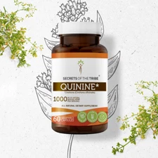 Secrets Of The Tribe Quinine Capsules, 500 mg