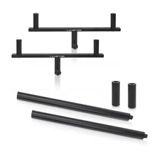 Sound Town 2-Pack Dual Speaker Pole Mount Set w/h M20 & 35mm Adapters STSDS-20D2