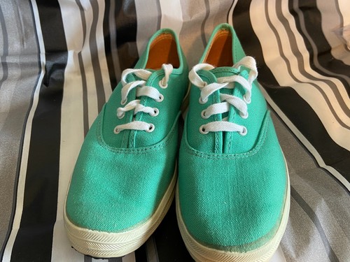 Nuevos zapatos verdes vintage Keds Hospital Oxford talla 6M con caja original WK581 - Imagen 3 de 11