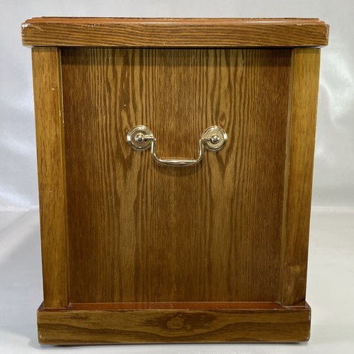 Thomas Paccioni Museum Series Wood 4 Drawer Green Flocked Jewelry Box Chest - Picture 12 of 21