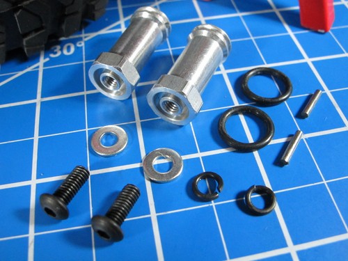 2x 20 mm Wheel Spacer Widener Tamiya RC 1/10 Toyota Tundra Hilux Ford F350 CC01 - 第 3/6 張圖片