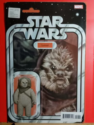 2022 Marvel Comics Star Wars 19 John Tyler Christopher Action Figure Cover D Var