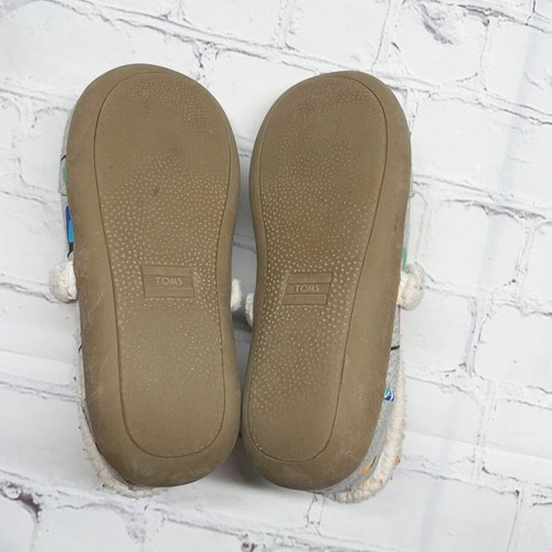 Toms Glow-in-the-Dark Weihnachtsbeleuchtung Hausschuhe 13 Kleinkind Elfenbein mehrfarbig - Bild 6 von 10