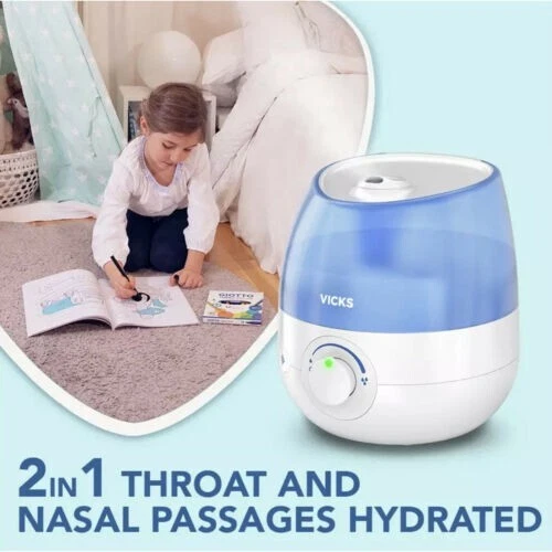 VICKS Humidifier Ultrasonic Mini Cool Mist VUL525E1 Electric With Timer 1.8 L - Image 4 of 4