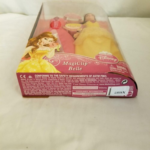 Disney Princess Barbie MagiClip Bella Doll Mattel X9359 BNIB VHTF 2012 NRFB - Picture 5 of 6