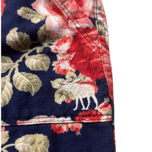ABERCROMBIE & FITCH Women's EVE Floral Cotton Fleece Pajama Sleep Pants M - Picture 4 of 6