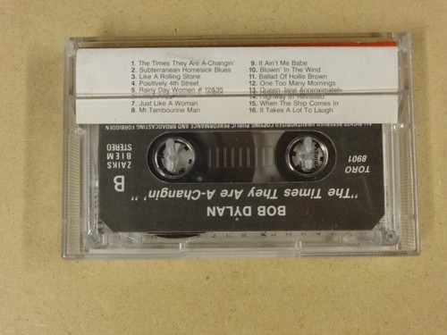MUSIC CASSETTE / BOB DYLAN - THE TIMES THEY ARE A-CHANGIN - Picture 2 of 2