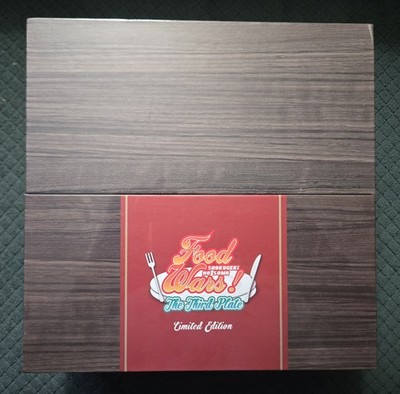 Food Wars! Third Plate Limited Edition Bluray/DVD Shokugeki No Soma **NEW**OOP**