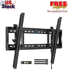Heavy Duty Tilt TV Wall Mount Bracket for 48-120 Inch Flat/Curved Tvs