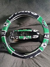 Dallas Stars Fleece Steering Wheel Rear View Mirror Cover Set