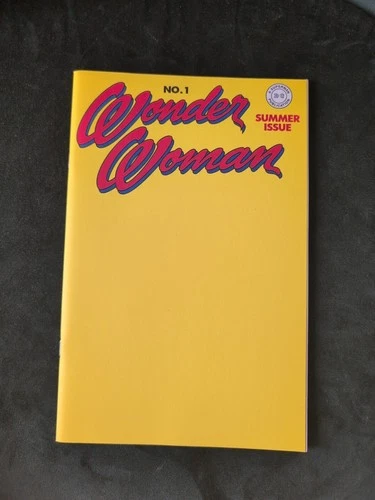 WONDER WOMAN #1 YELLOW BLANK    VARIANT 1