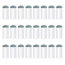 LLMSIX 24 Pieces 13 Mm Pool Cue Tips Stick Slip on Blue