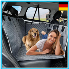Hundedecke Auto Rückbank mit Harter Unterseite, Autoschondecke Hund Rücksitz