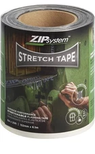 Huber ZIP System Linered Stretch Flashing Tape 6" x 20' Composite Acrylic Black
