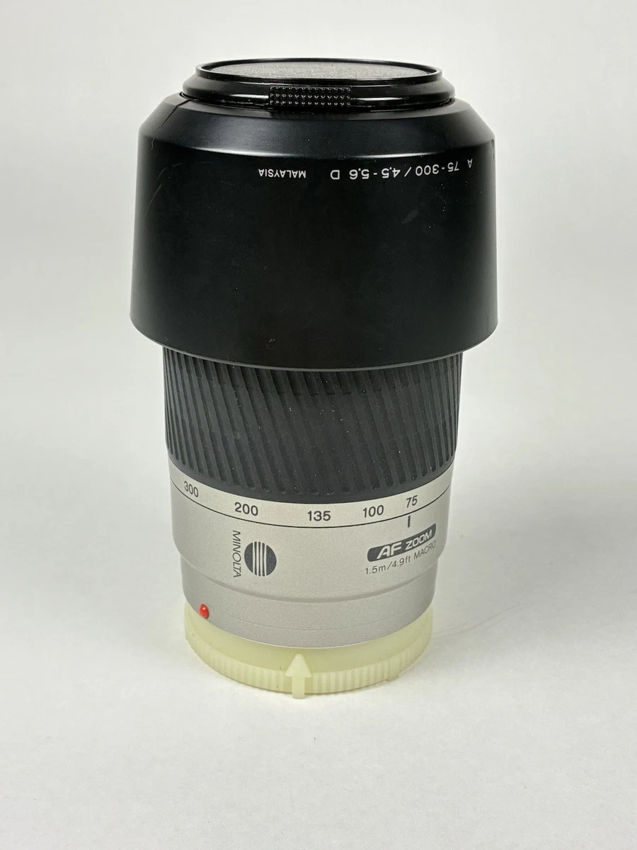 Minolta Zoom 75-300mm Focal Camera Lenses for sale | eBay