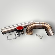 Intake Horn W Cold Side Piping Kit For 5.9l 24v Cummins Engines In 1998-02 Ram Intake Horn W Cold Side Piping Kit For 5.9l 24v Cummins Engines In 1998-02 Ram
