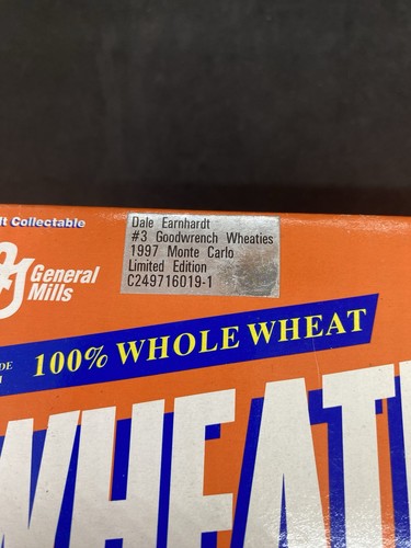 1997 Dale Earnhardt SR #3 "GM GOODWRENCH / WHEATIES" Monte Carlo 1/18 Action - Picture 7 of 7