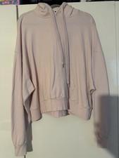 Image of All Saints Pale Pink Loose Hoodie - Medium