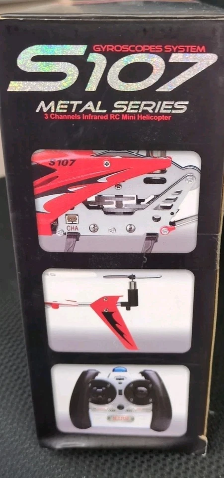 SYMA S107G Gyroscopes System 3CH Mini Helicopter Remote Control Metal Series - Image 4 of 4