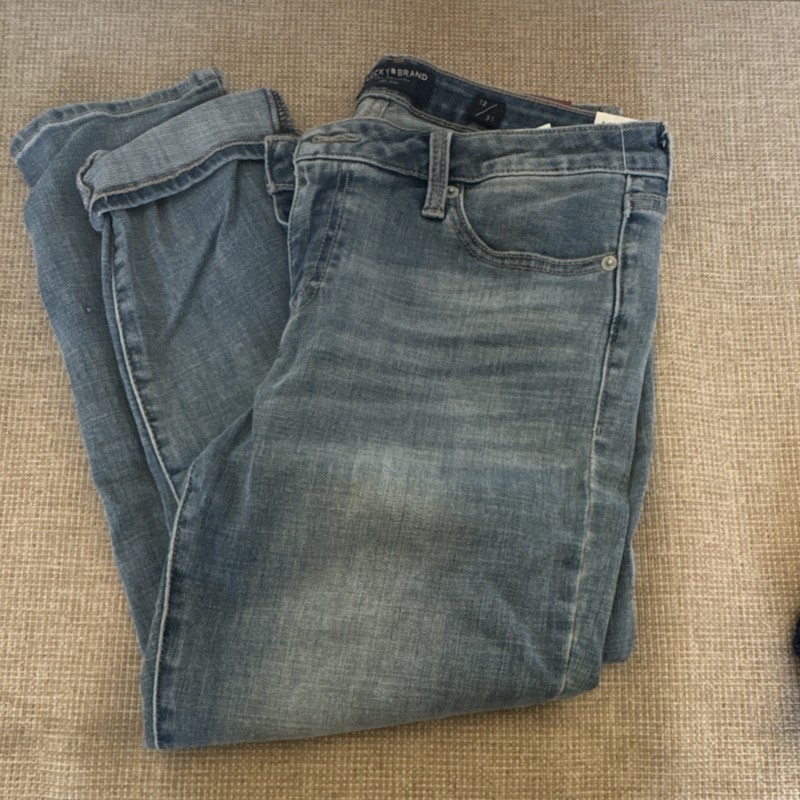Lucky Brand Women's Skinny Jeans Stretch Denim Medium Wash Blue