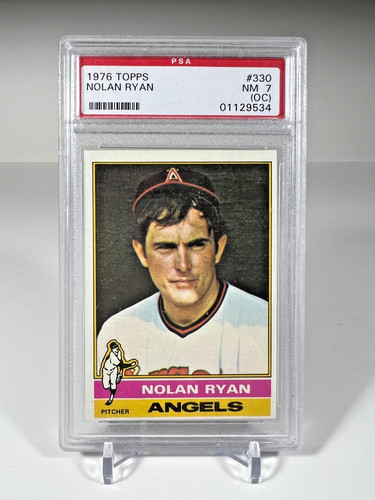 Nolan Ryan 1976 Topps PSA 7 #330 California Angels Vintage