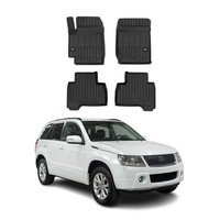 Omac Gummi FußMatten FüR Suzuki Grand Vitara 2005-2014 Premium Gummi Schwarz 4X