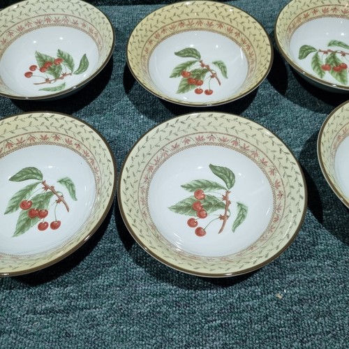 6 x Johnson Brothers Obst Sampler Müslischalen 15 cm breit Set - Bild 4 von 14