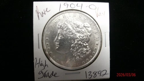 1904-O AU Morgan Silver Dollar #3892