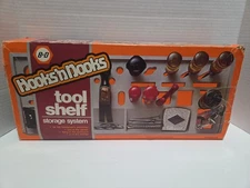 B&D Tool Shelf Wall Mount Holder Organizer Storage System Vintage Hooks N Nooks