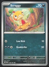 scraggy pokemon card value Scrafty Cards Price Guide Colorless Artist Scraggy - SV: White Flare