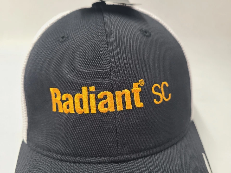 Radiant SC Nike Golf Mesh Trucker Flex Fitted L-XL Hat Cap Men Women Black White - Image 4 of 4