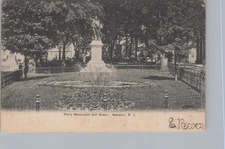 Perry Monument And Green Newport Rhode Island RI 1906 Fountain Park Postcard